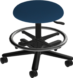 Tall Stool with Footring - 167TC ( seat height from floor : 21 3/4" - 32")